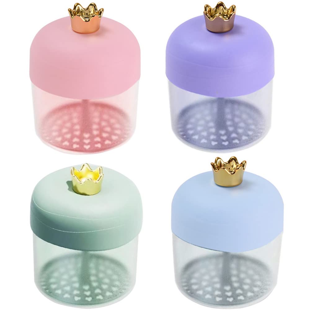 LALAFINA 4pcs Travel Foam Maker for Face Wash | Portable Facial Cleanser Tool | Perfect for Skincare Routine & Travel
