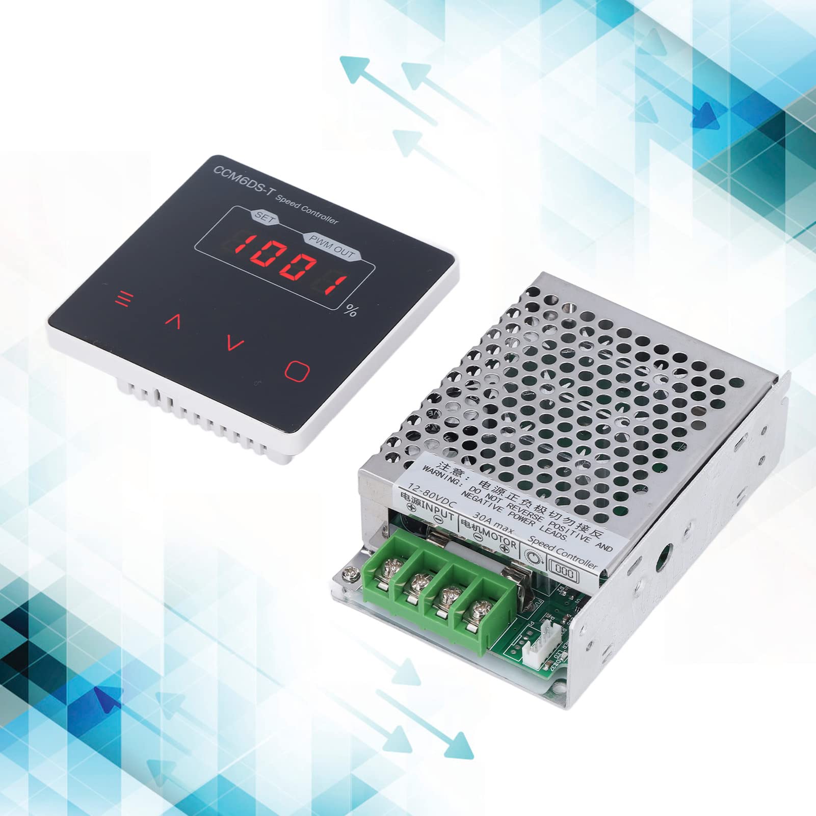 High Temperature Resistant DC Motor Speed Controller - Industrial Grade Motor Speed Regulator for Easy Operation | Perfect for CNC Machines, Robotics & Automation Systems