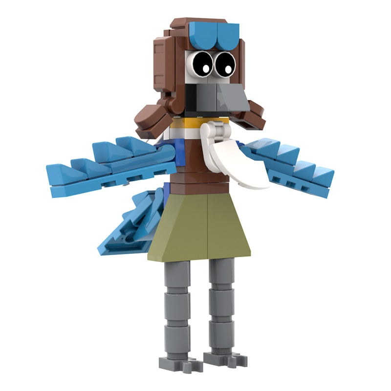 73pcs MOC Indigo Park Mollie Building Blocks Set - Gobricks Version - Creative Construction Toy for Kids & Adults - Perfect for Home Decor, Birthday Gifts & STEM Learning Activities