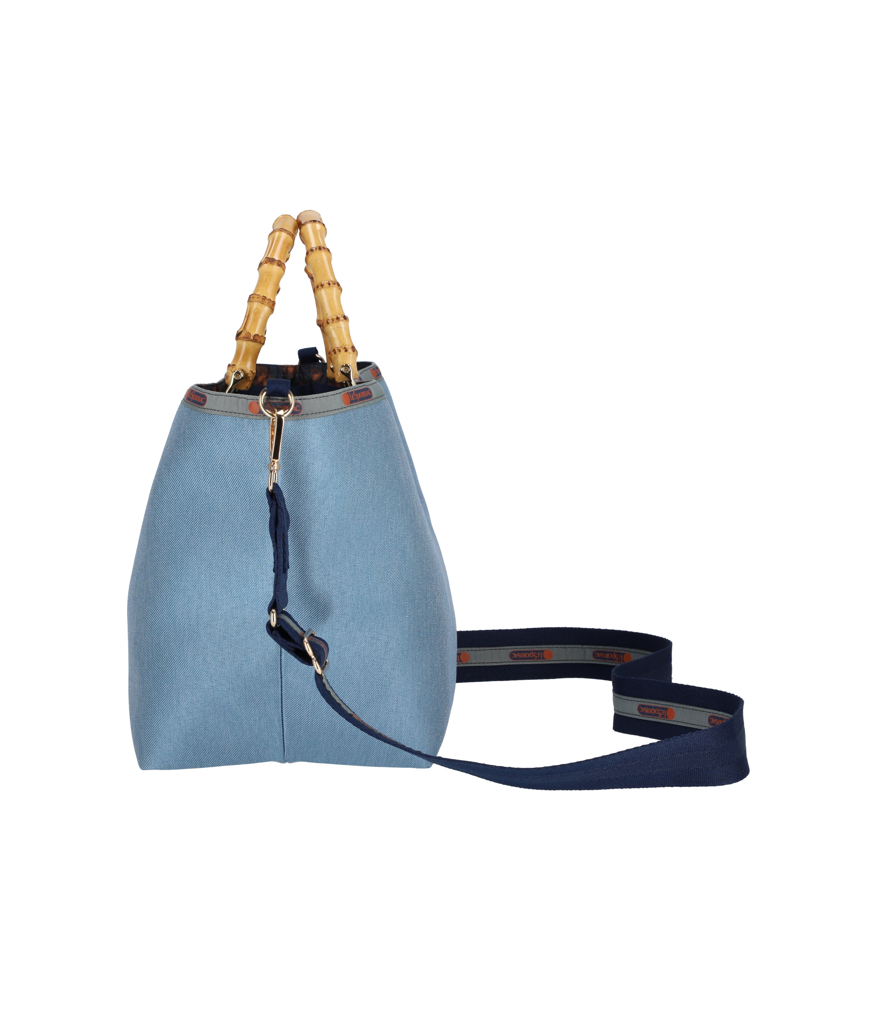 Eco-Friendly Medium Bamboo Tote Bag with Adjustable Strap - Stylish & Sustainable Shopping, Beach, or Work Bag for Women