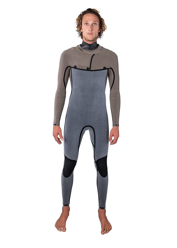 LAST CHANCE - 4/3mm Natural Rubber Liquid Sealed Wetsuit for Scuba Diving, Surfing & Cold Water Swimming - Premium Neoprene Thermal Protection