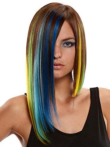 Vibrant APOEM Colorful Hair Extensions & Hair Highlights for Women, Girls - Straight 12