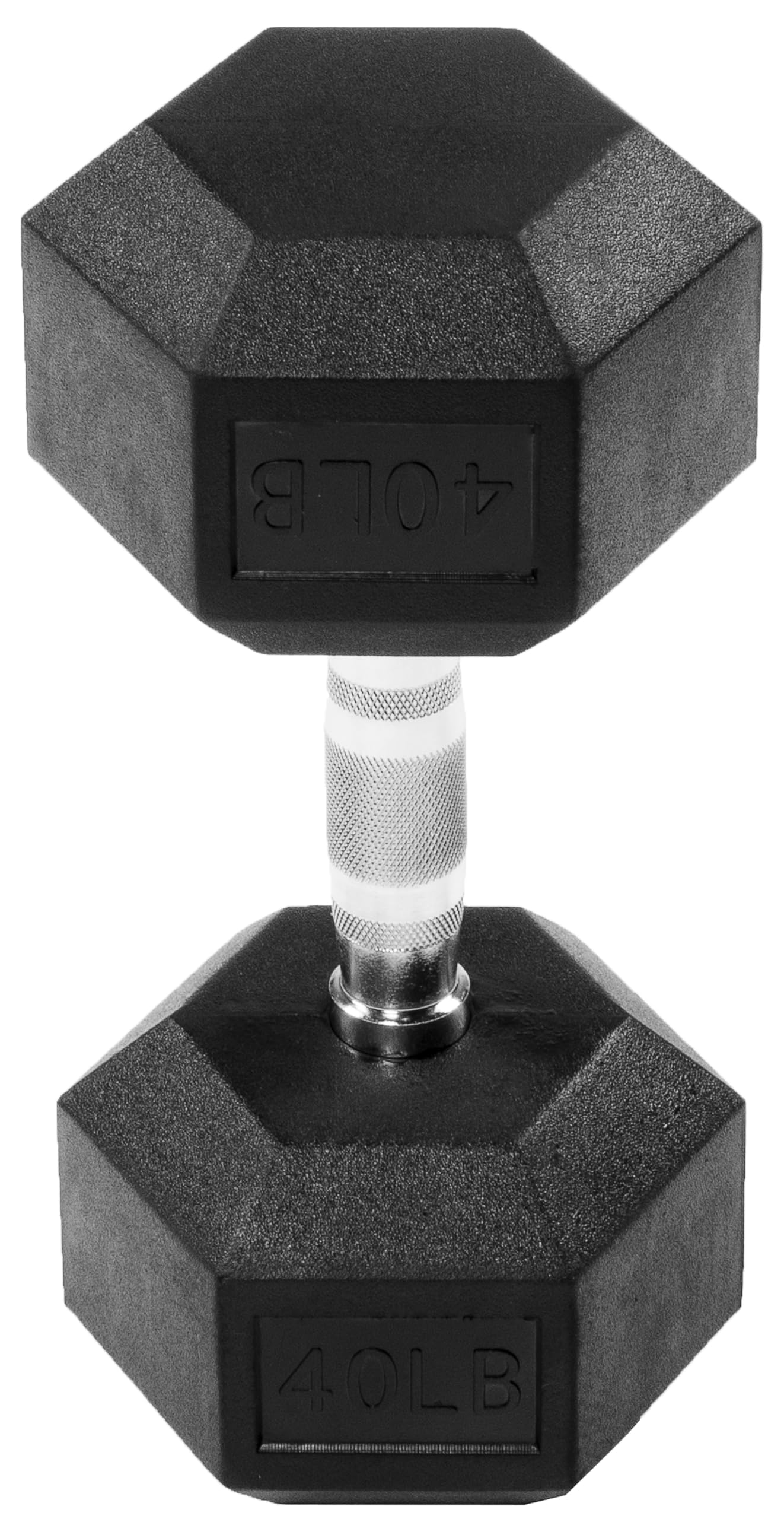 Signature Fitness Colored Rubber Encased Hex Dumbbell Set - 5-50lbs Pairs for Home Gym, Strength Training & Weightlifting | Non-Slip Grip, Durable Rubber Coating for Floor Protection