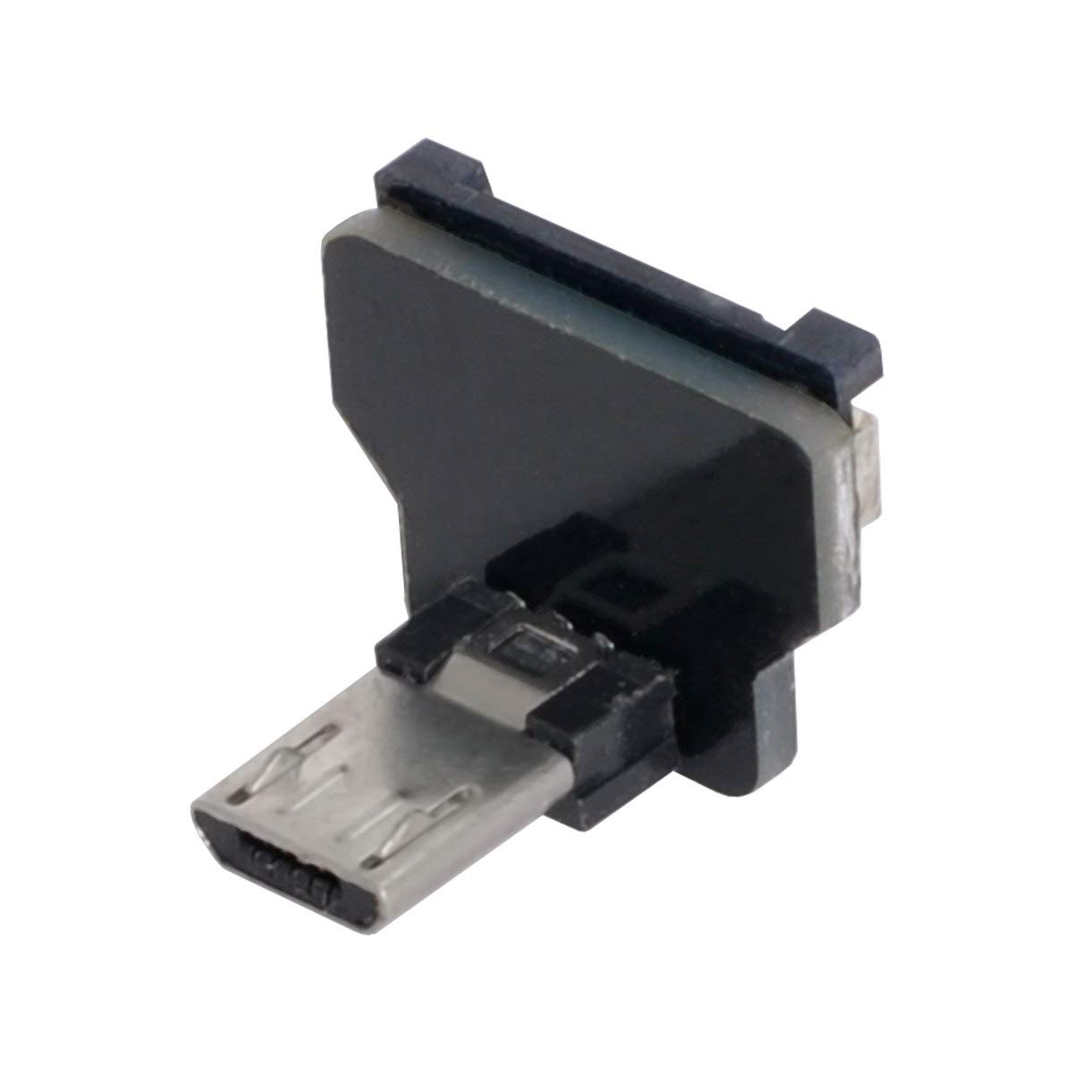 CYFPV USB 2.0 Micro-USB to USB-C Adapter Cable for FPV Drones, HDTV & Aerial Photography - Up Angle Connector (Perfect for Quadcopters, Multicopters and RC Aircraft)