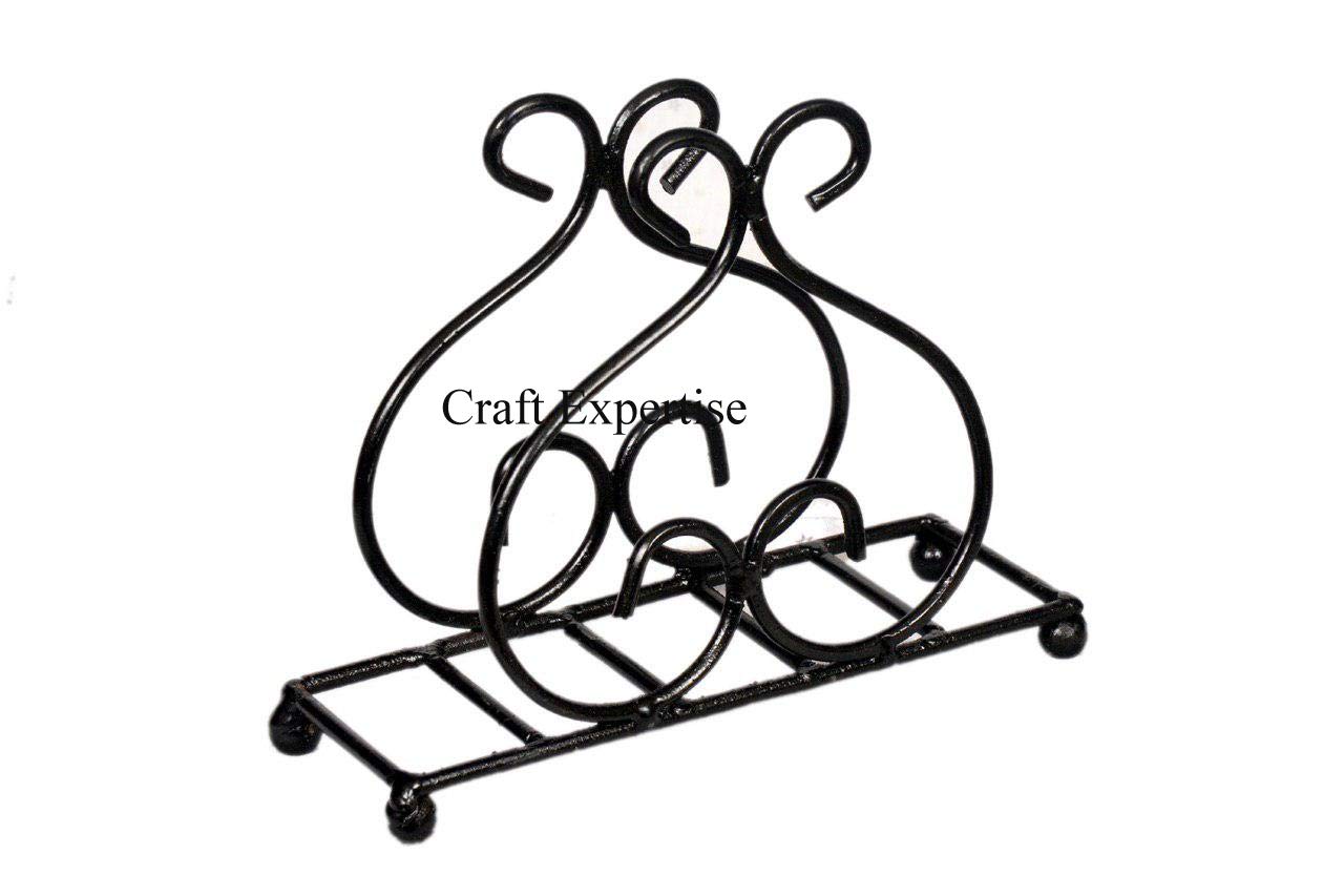 Premium Iron Napkin Holder for Dining Table - Elegant Tissue Paper Stand for Restaurants, Home Decor, and Party Settings - Durable & Stylish Tableware Accessory
