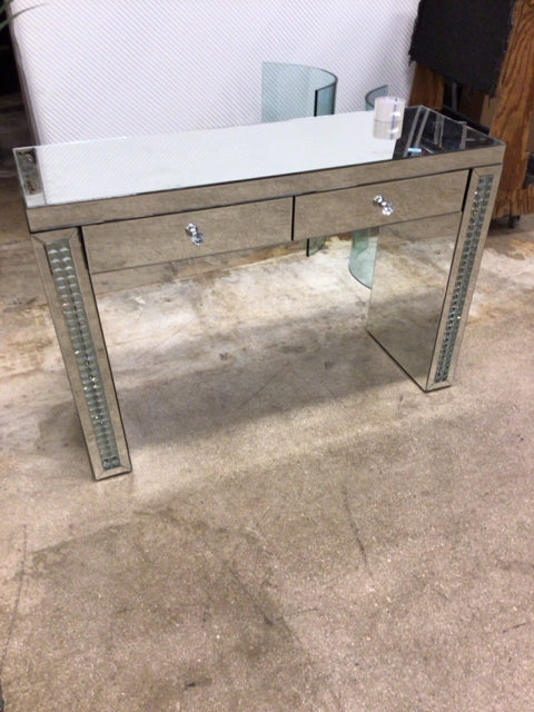 Stylish Modern Mirrored Vanity Dresser with LED Lights - Elegant Bedroom Furniture for Makeup & Jewelry Organization | Perfect for Master Bedroom, Guest Room, Dressing Area & Boudoir Decor