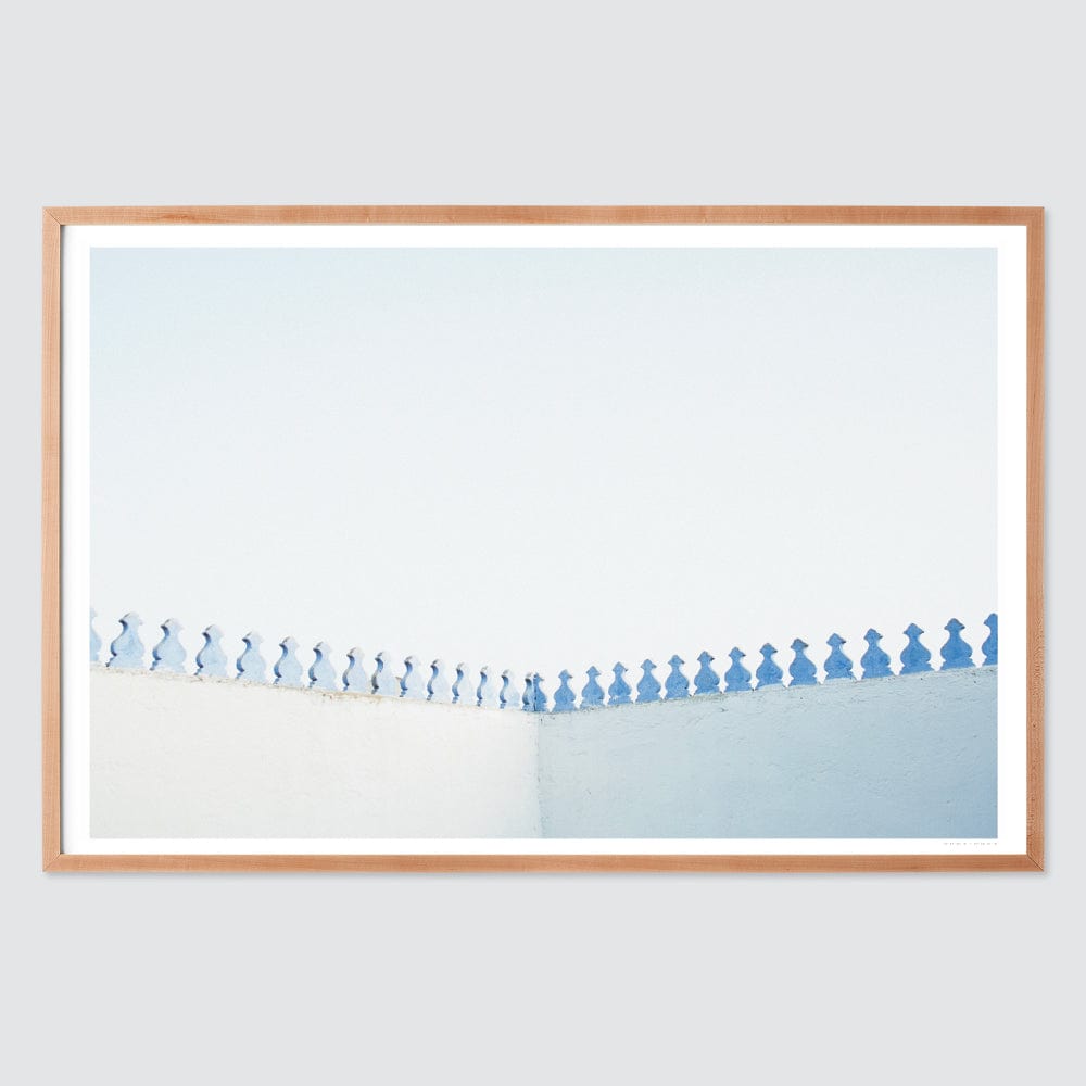 Blue City 2 Fine Art Prints - Wall Decor for Living Room, Bedroom & Office - Modern Landscape Painting for Home & Office Decor