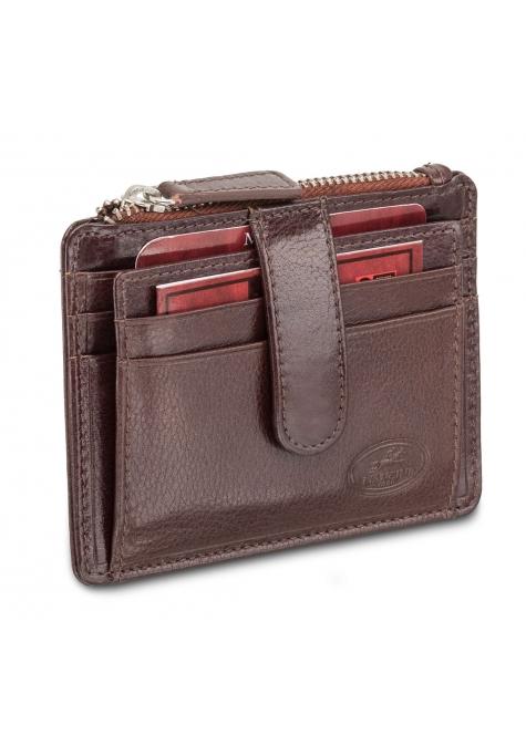 Mancini EQUESTRIAN 2 RFID Secure Card Holder for Men - Slim Wallet with Coin Pocket | Perfect for Travel, Work & Everyday Use