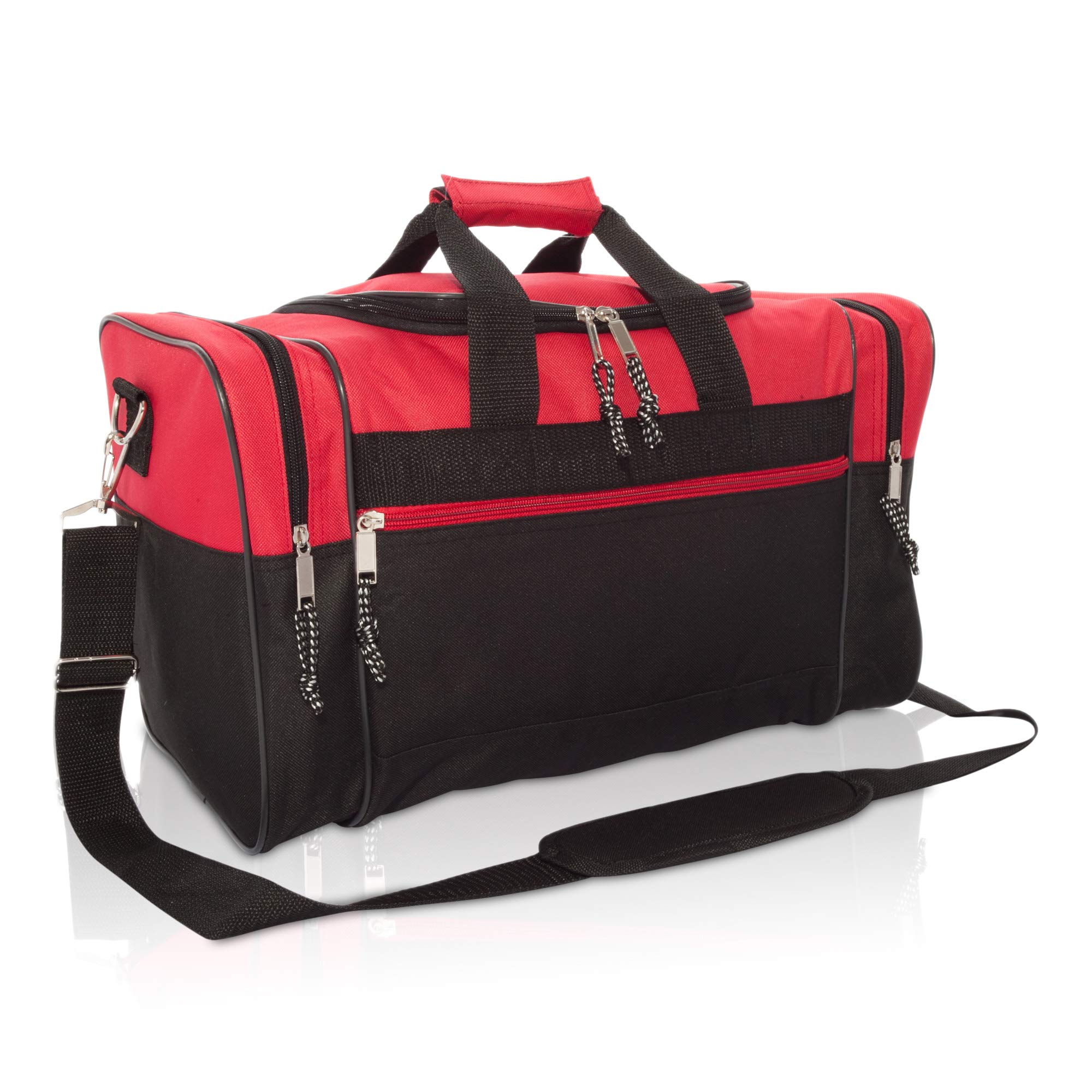 DALIX 17 Inch Durable Gym Duffel Bag - Large Blank Sports Duffle Bag for Travel, Workout, Gym & Sports Equipment - Perfect for Fitness, Travel & Weekend Getaways