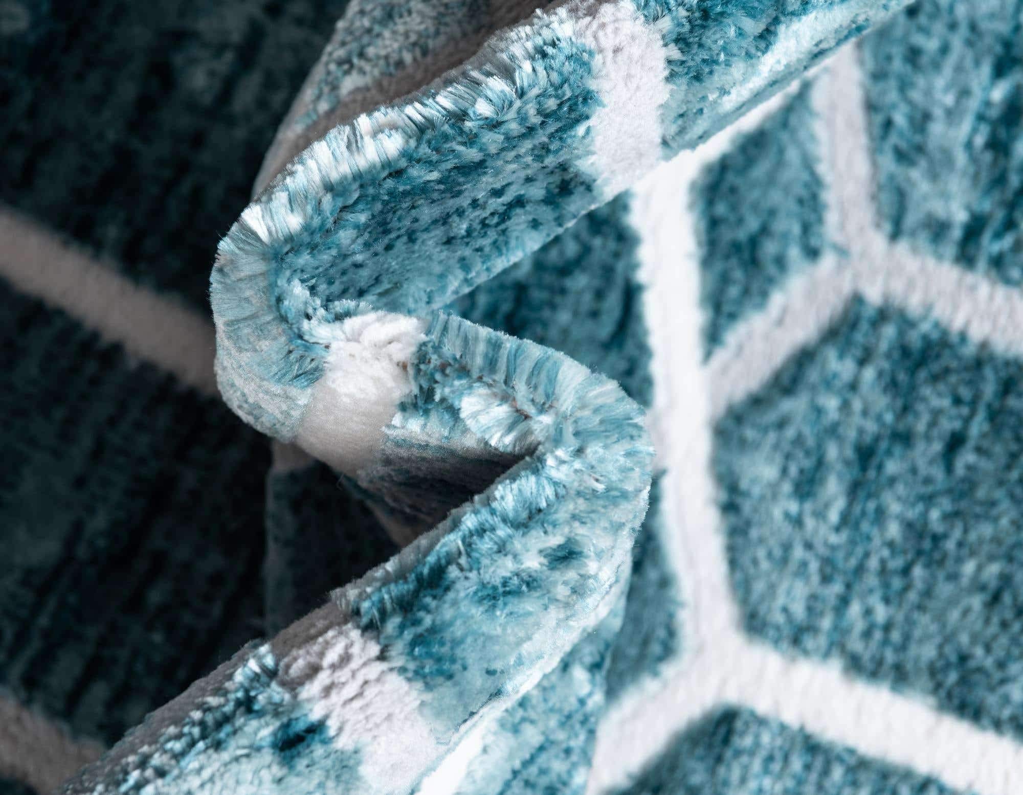 Unique Loom Matrix Trellis Collection Area Rug - 6'1