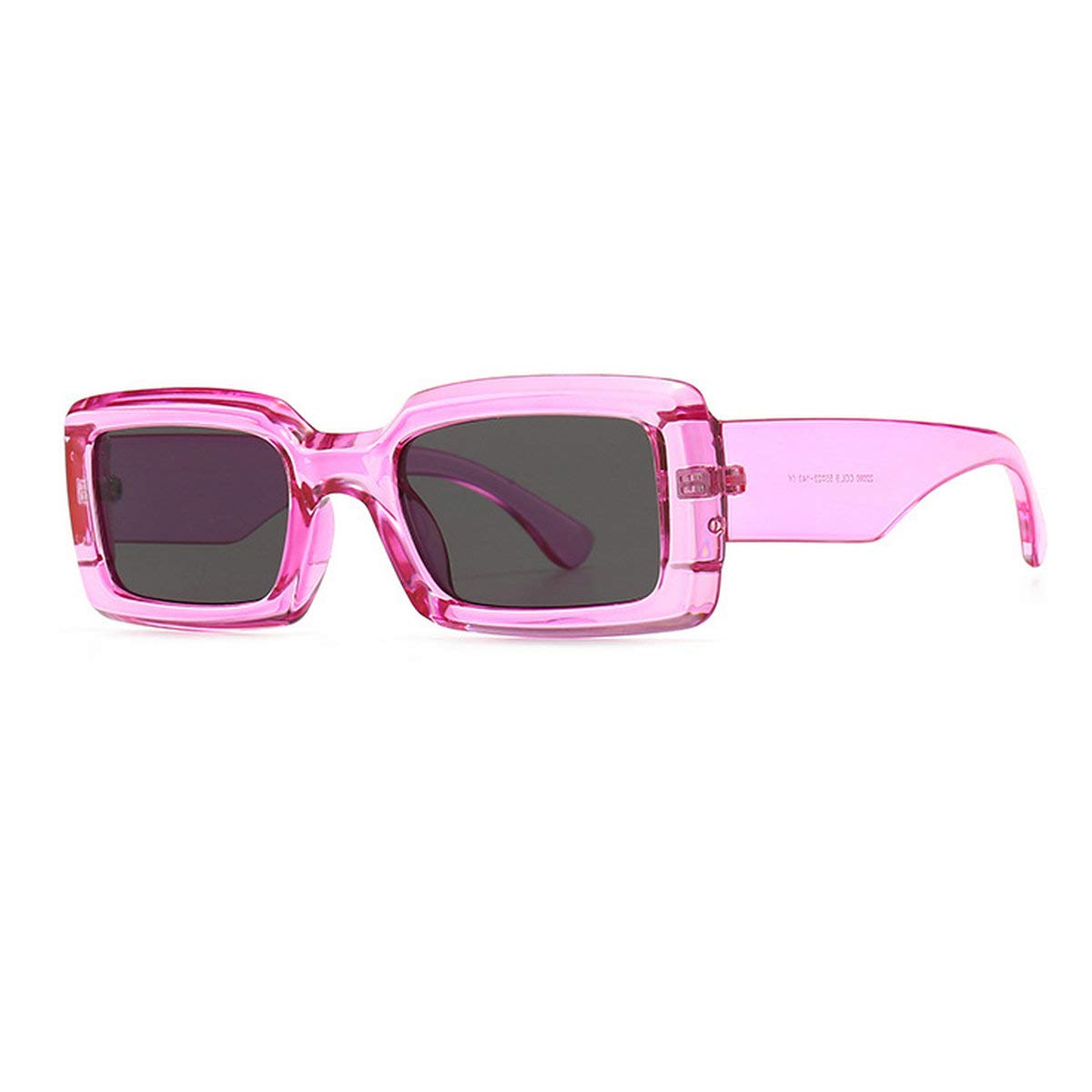 2021 Square Sunglasses for Men & Women - Vintage Retro Small Rectangle Shades with Candy Colors - Perfect for Travel, Outdoor Activities & Fashion Accessories