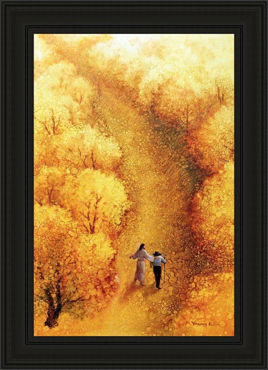 By Your Side - Heartwarming Art Print by Yongsung Kim | Christian Home Decor, Wall Art for Living Room & Bedroom | Perfect Gift for Weddings, Anniversaries & Housewarming