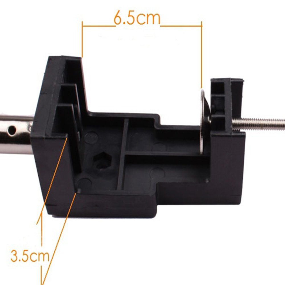Heavy Duty Rotary Tool Hanger Stand with Telescopic Holder - Black | Durable Grinder Clamp for Flex Shaft Tools | Perfect for Household, Industrial & Outdoor DIY Projects, Metalworking & Woodworking