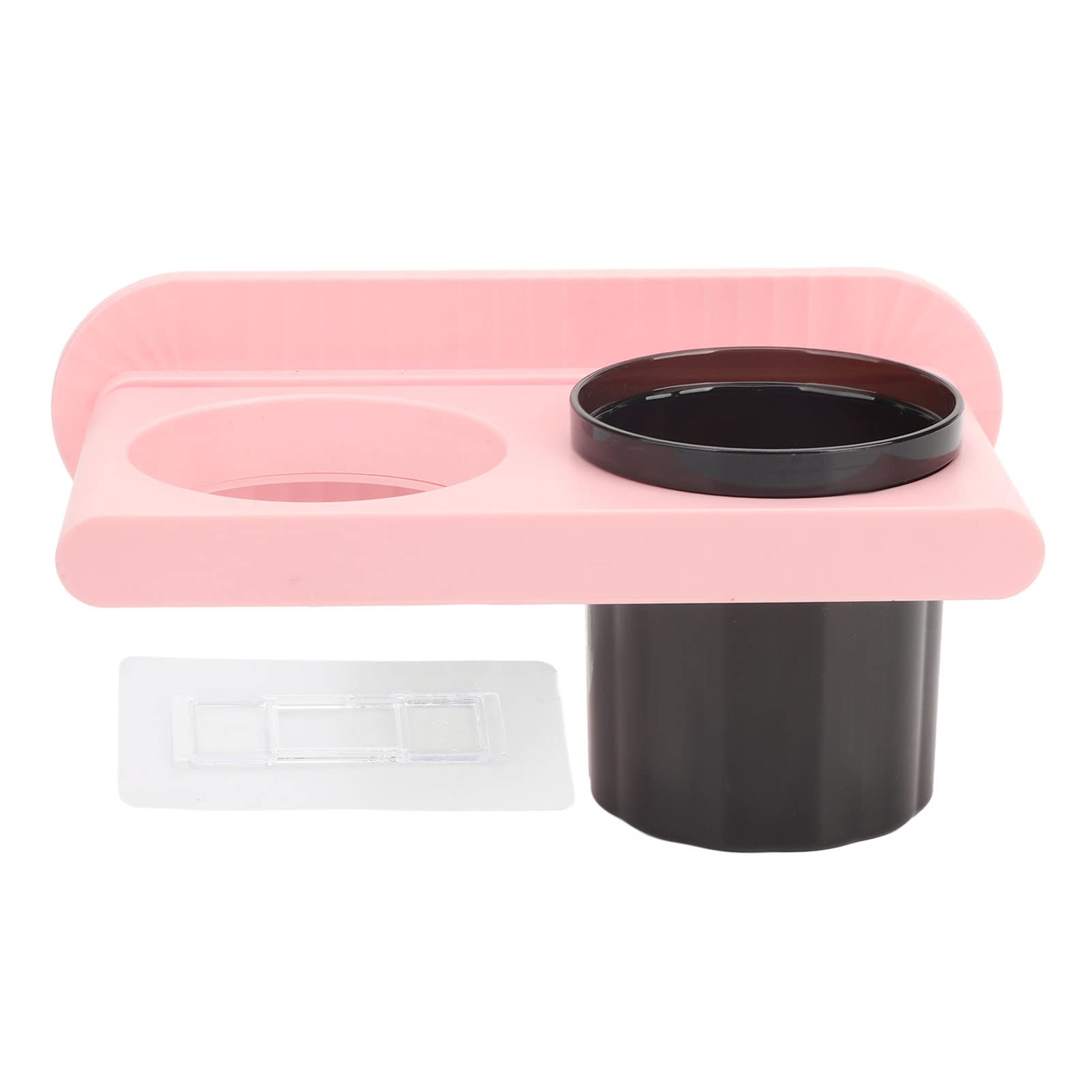 **Yosoo Hair Dryer Holder - No Hole Installation Wall Mount Blow Dryer Rack - Securely Holds Hair Dryer or Straightener (Pink) - Perfect for Bathroom, Salon & Home Organization**