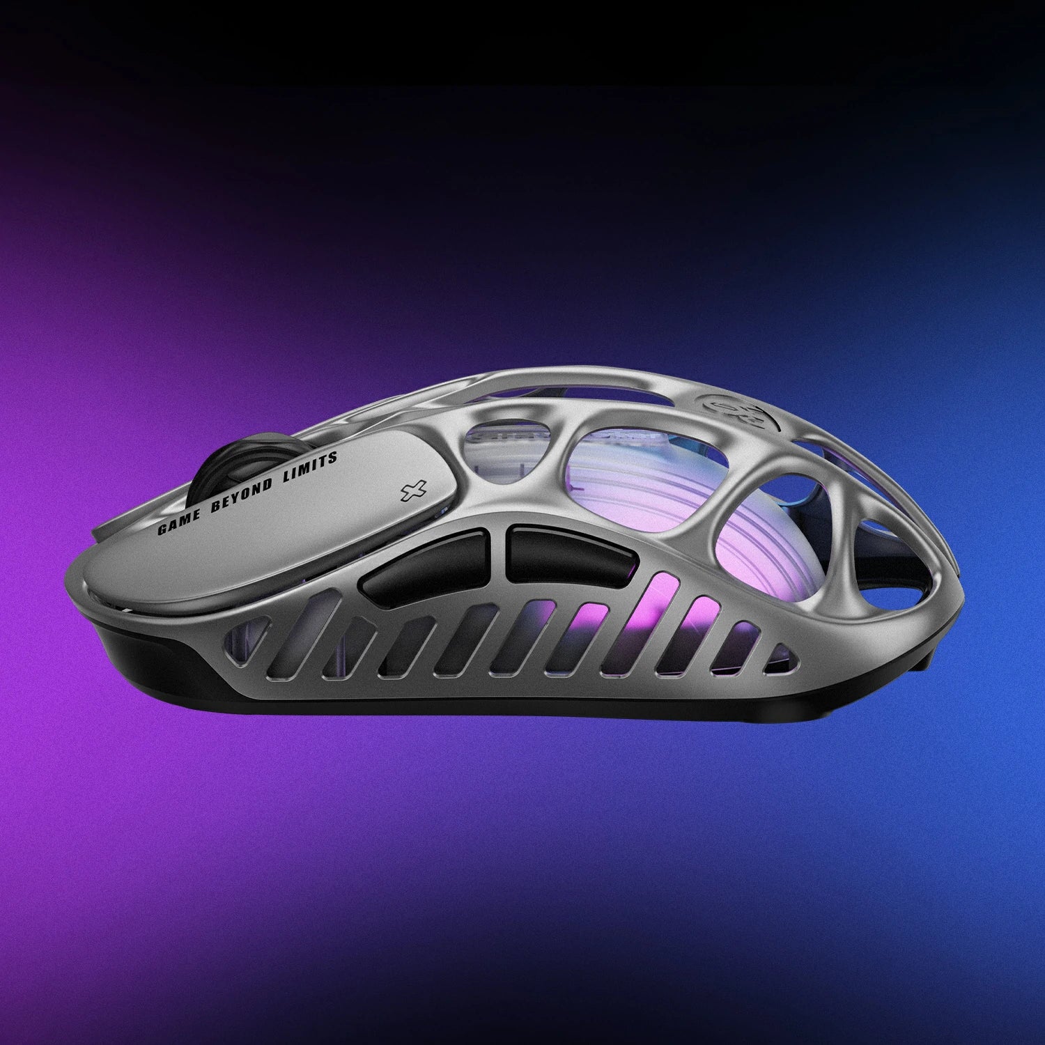 Mercury X Wireless Gaming Mouse - Ergonomic RGB LED, 16000 DPI, Rechargeable - Perfect for PC, Mac, Laptop Gaming & Office Work