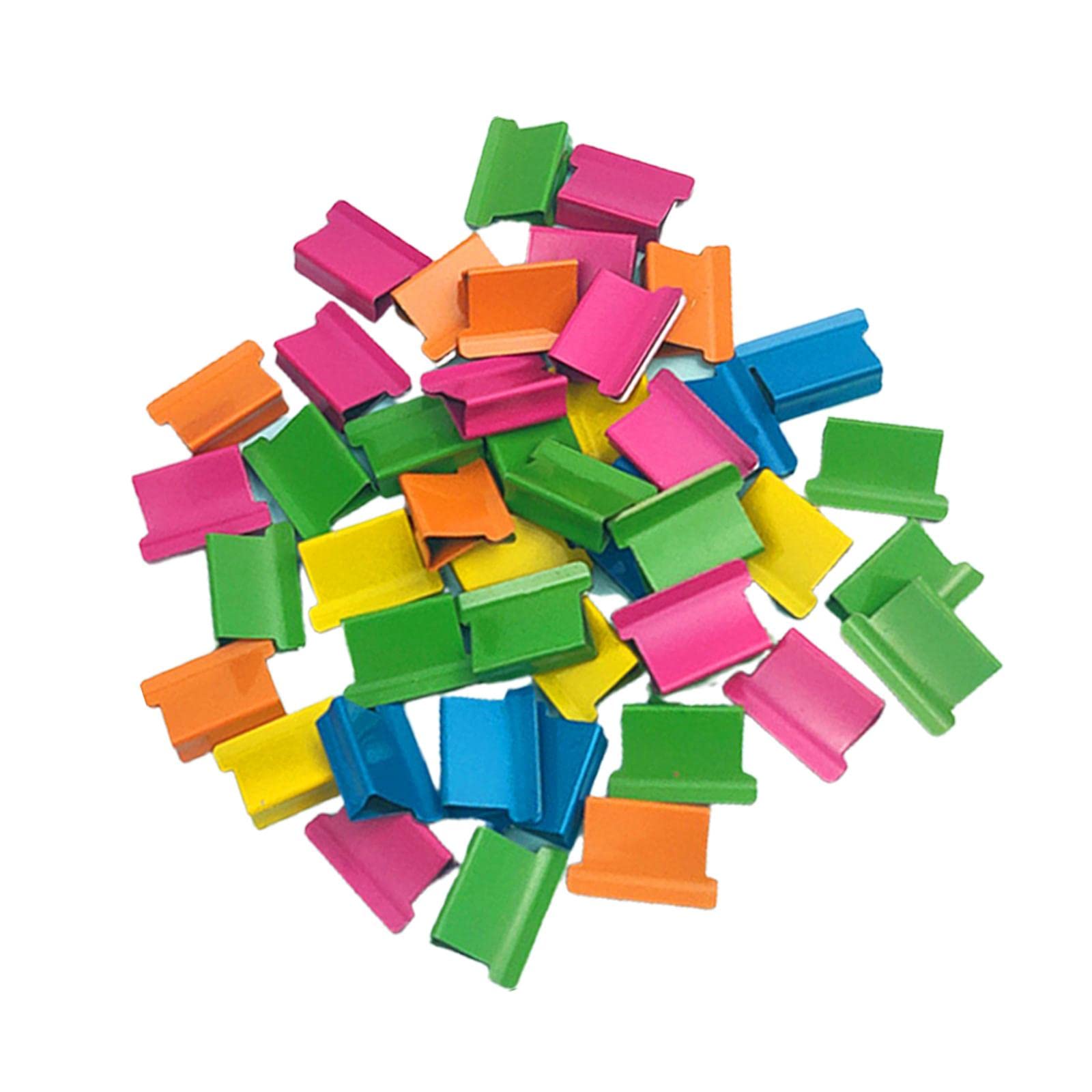 Yotijay Reusable Mini Stapler Set - Small Stapler for Paper Binding, Desk Accessories with Multicolor Clips - Perfect for Home, School, Office, Classroom & Document Organization - Great for Students, Teachers & Professionals