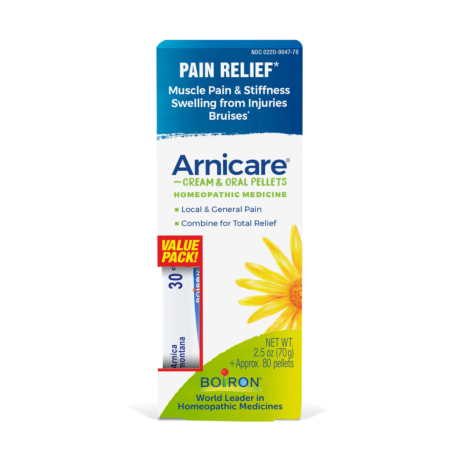 Arnica Cream & Oral Pellets - Natural Pain Relief for Bruises, Swelling & Muscle Soreness | Perfect for Post-Workout Recovery & Injury Care