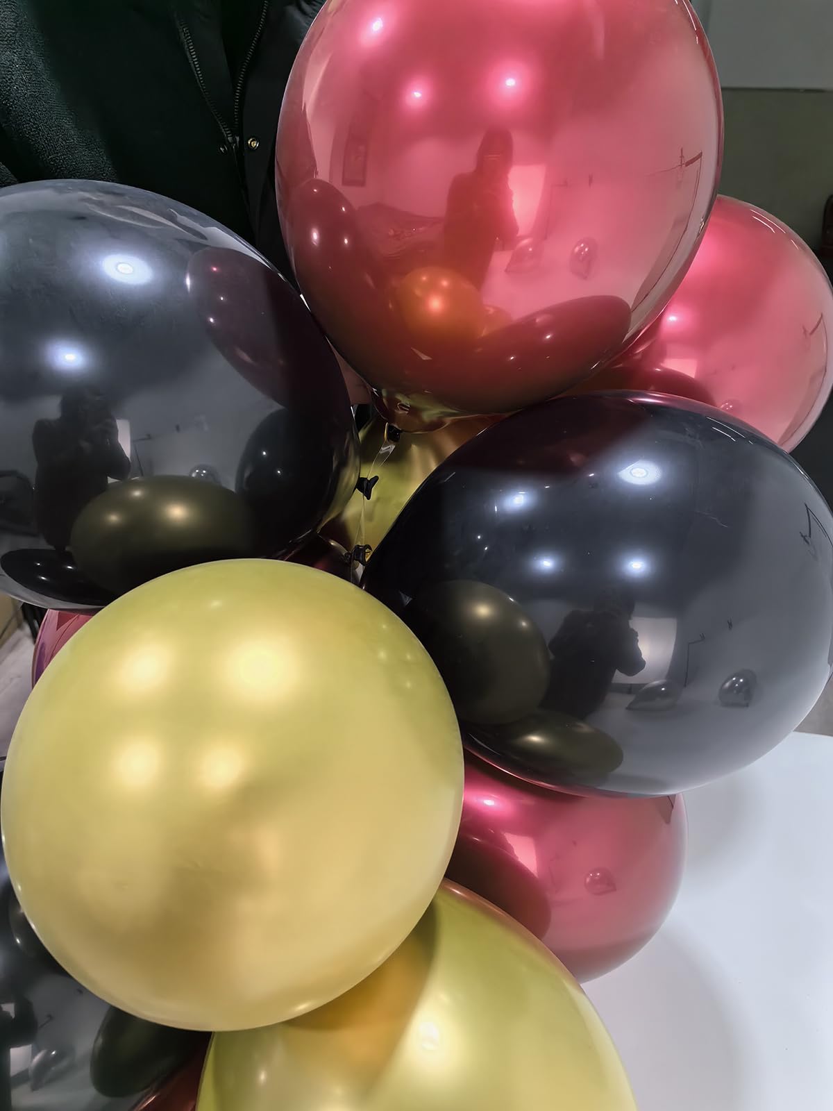 2025 Maroon & Gold Graduation Decorations - Burgundy Black Gold Balloons for FSU Class of 2025 | Wizard Party & Birthday Party Supplies | Perfect for Graduation Ceremonies, College Celebrations & Themed Parties
