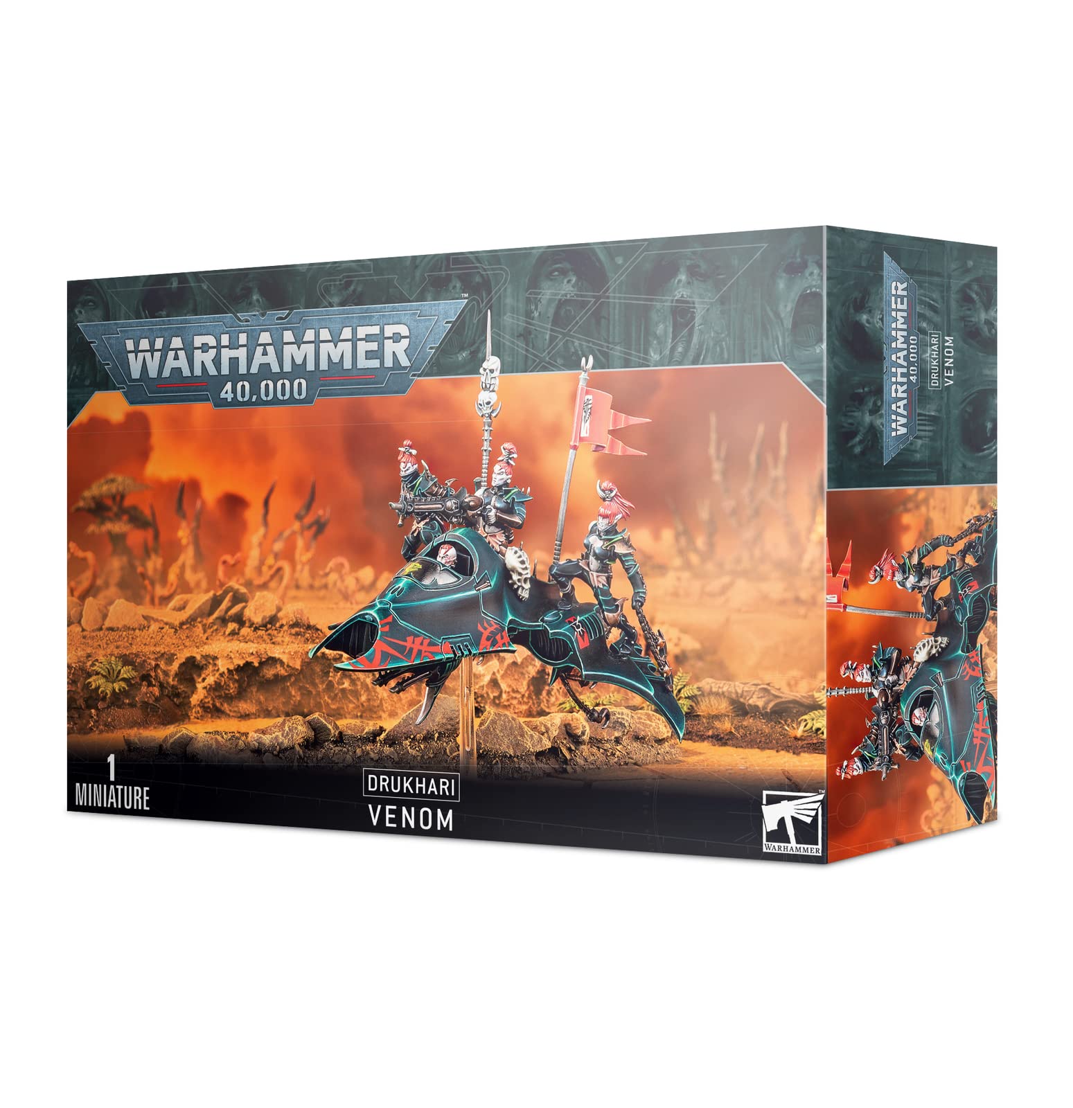 Games Workshop 99120112031 Drukhari Venom Miniature - Warhammer 40K Dark Eldar Vehicle Model Kit for Tabletop Wargaming & Collectors