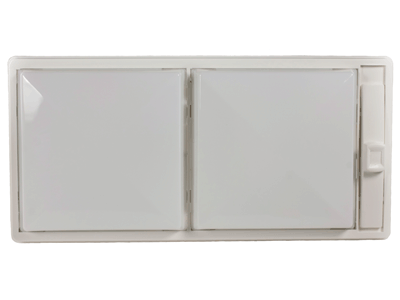Arcon 14656 Double Economy LED Light with White Lens - Perfect for Home, Office, and Workshop Lighting