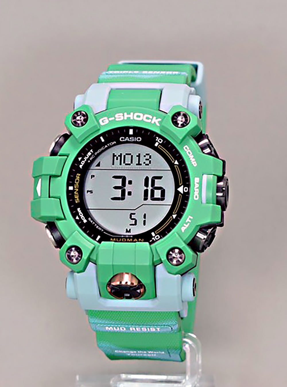 CASIO G-SHOCK GW-9500KJ-3JR Mudman Limited Edition JDM - Earthwatch Collaboration, Master of G Series, Shock & Water Resistant Watch - Perfect for Outdoor Adventures, Hiking, and Extreme Sports