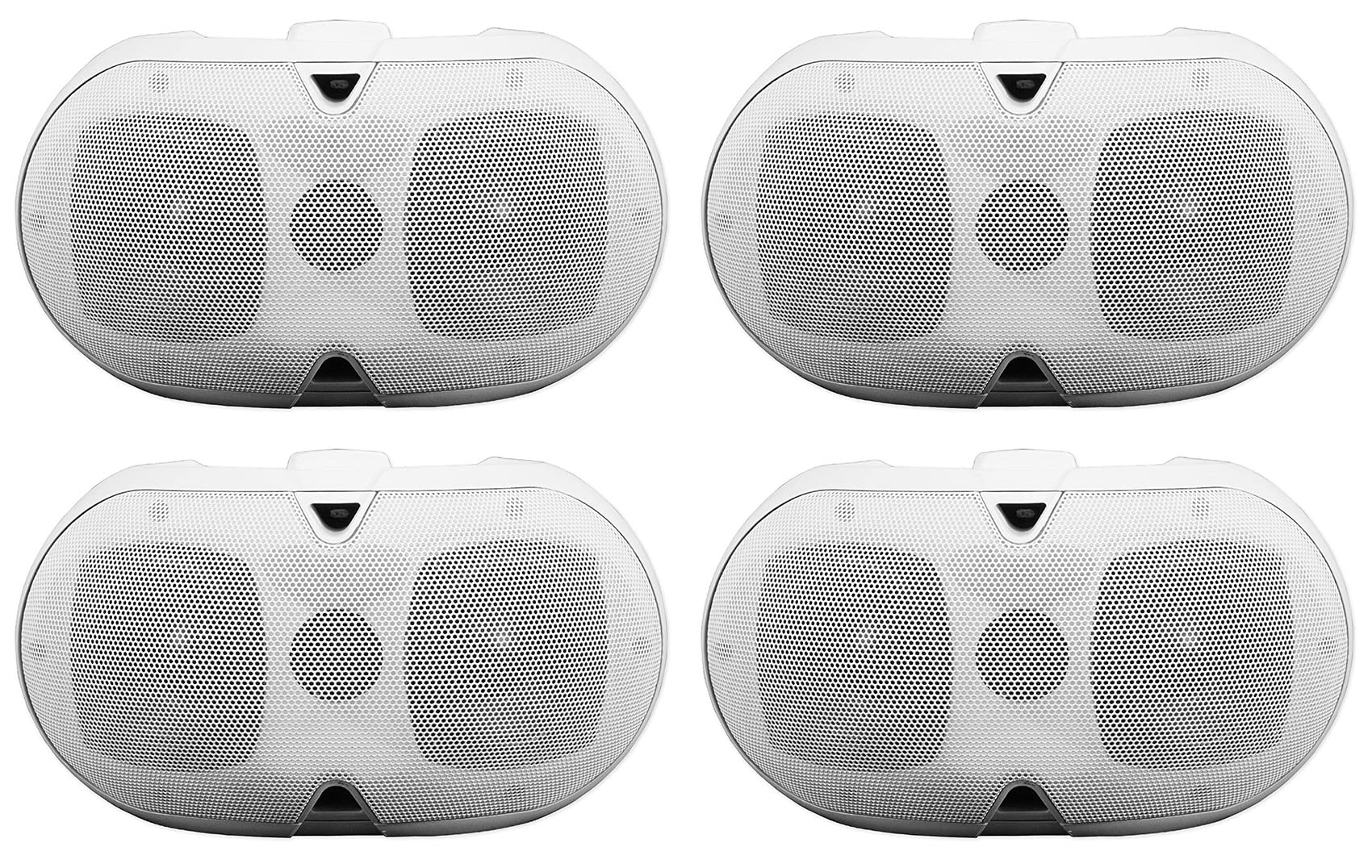 Rockville D4-8 White Dual 4