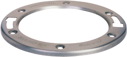 Sioux Chief 886-MR Stainless Steel Closet Flange Ring - Durable Toilet Drain Pipe Fitting for Bathroom Plumbing Installation & Repair