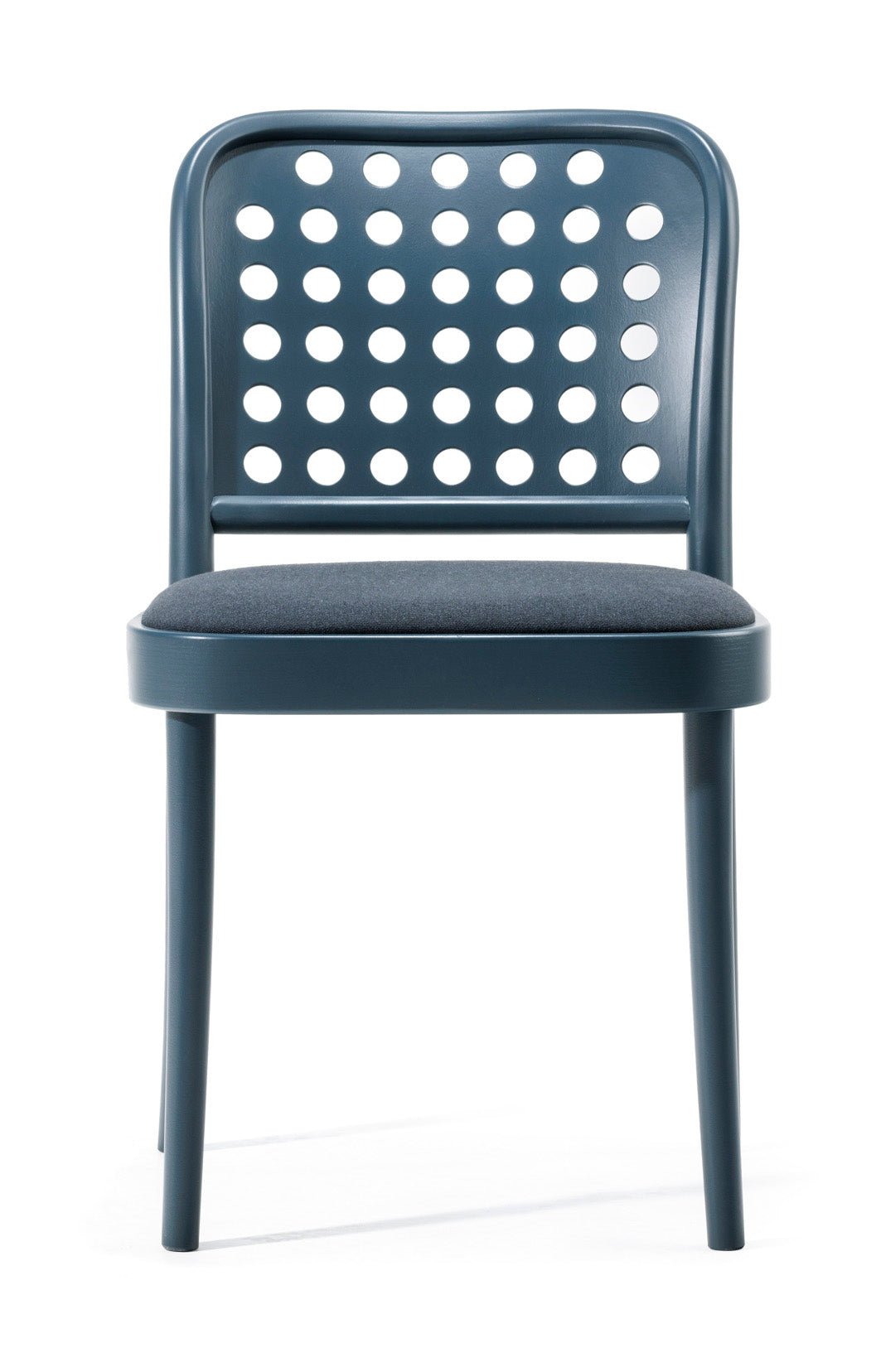 822 Bentwood Side Chair with Upholstered Seat by Ton - Modern Dining Chair for Kitchen, Restaurant & Office Use