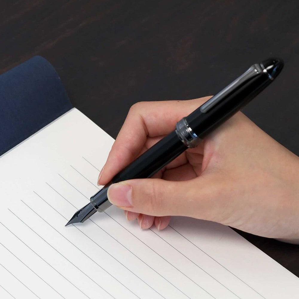 Sailor Fountain Pen Naginata Togi - Premium Black Trim Calligraphy Pen for Writing, Journaling & Gift Giving