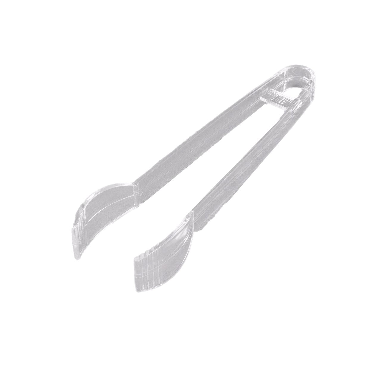 Clear Plastic Tongs - 1 Pack - Heat-Resistant Kitchen Utensils for Cooking, Serving, and Salad Tossing - Perfect for BBQ, Baking, and Food Prep
