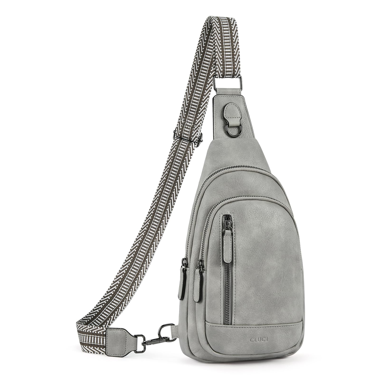 CLUCI Women's Leather Crossbody Bag & Sling Backpack - Stylish Travel Purse for Everyday Use, Commuting and Weekend Getaways