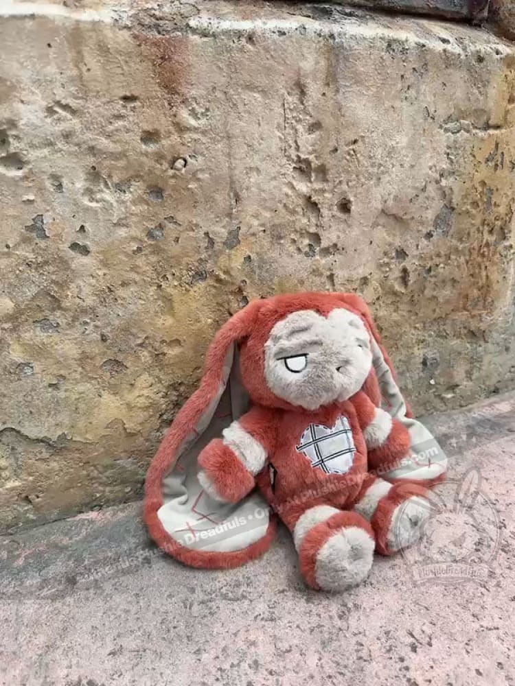 Plushie Dreadfuls Antisocial Personality Disorder Rabbit V2 - Soft Stuffed Animal Toy for Mental Health Awareness, Comfort & Therapy | Perfect Gift for Anxiety Relief, PTSD Support & Emotional Healing