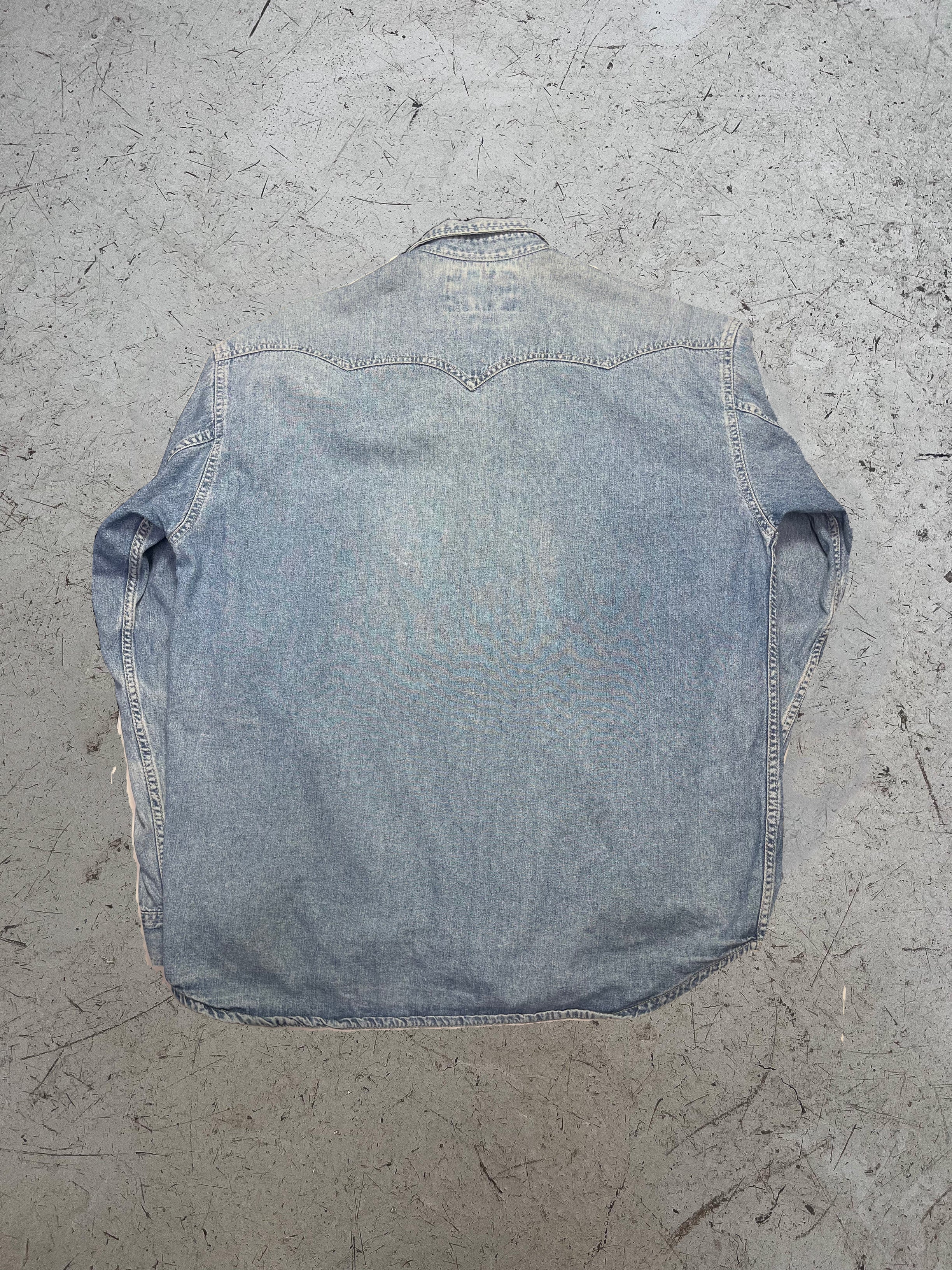 Levi's Women's Classic Western Denim Shirt - Stylish & Comfortable Cowgirl Shirt for Casual Wear, Rodeo & Outdoor Activities
