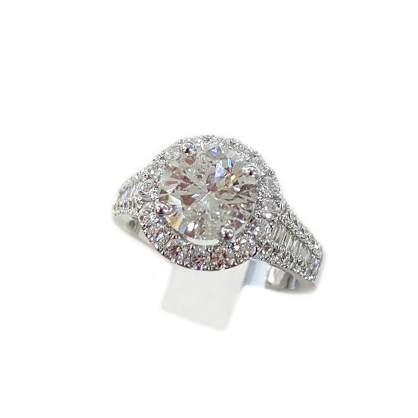 14K White Gold Diamond Ring for Women - Elegant Solitaire Engagement & Wedding Band - Perfect for Proposals, Anniversaries, and Special Occasions