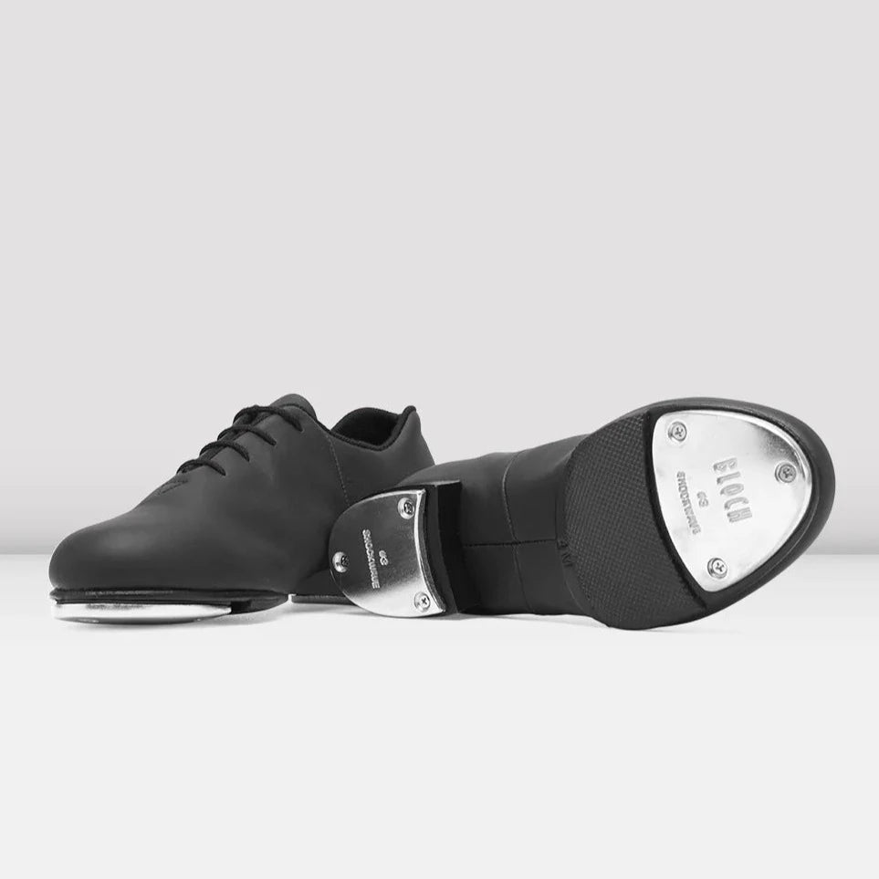 Bloch Women's Black Leather Tap Dance Shoes - Flexible Sole for Comfort & Performance - Perfect for Tap Dancing, Performances & Dance Classes