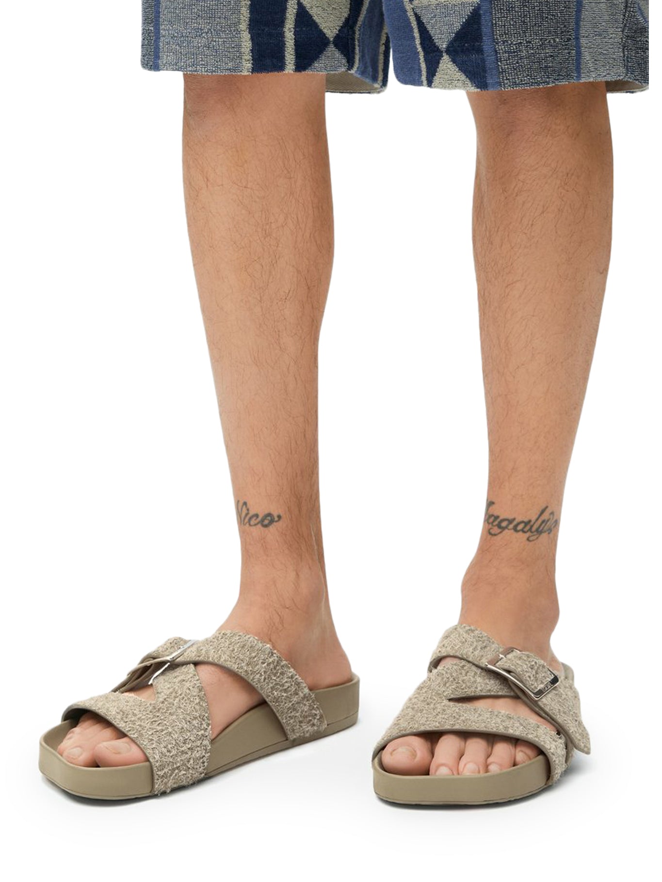 EASE BUCKLE CLOGS IN BRUSHED SUEDE - Comfortable Slip-On Shoes for Women, Casual & Home Wear, Perfect for Relaxing, Errands and Everyday Use