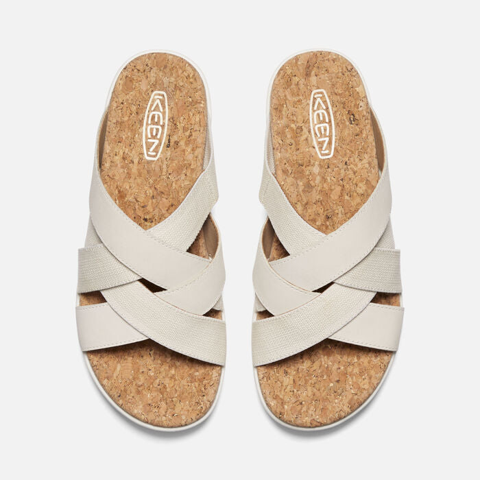 KEEN Elle Mixed Slide Sandals for Women - Comfortable & Stylish Summer Slides for Beach, Pool, and Casual Wear