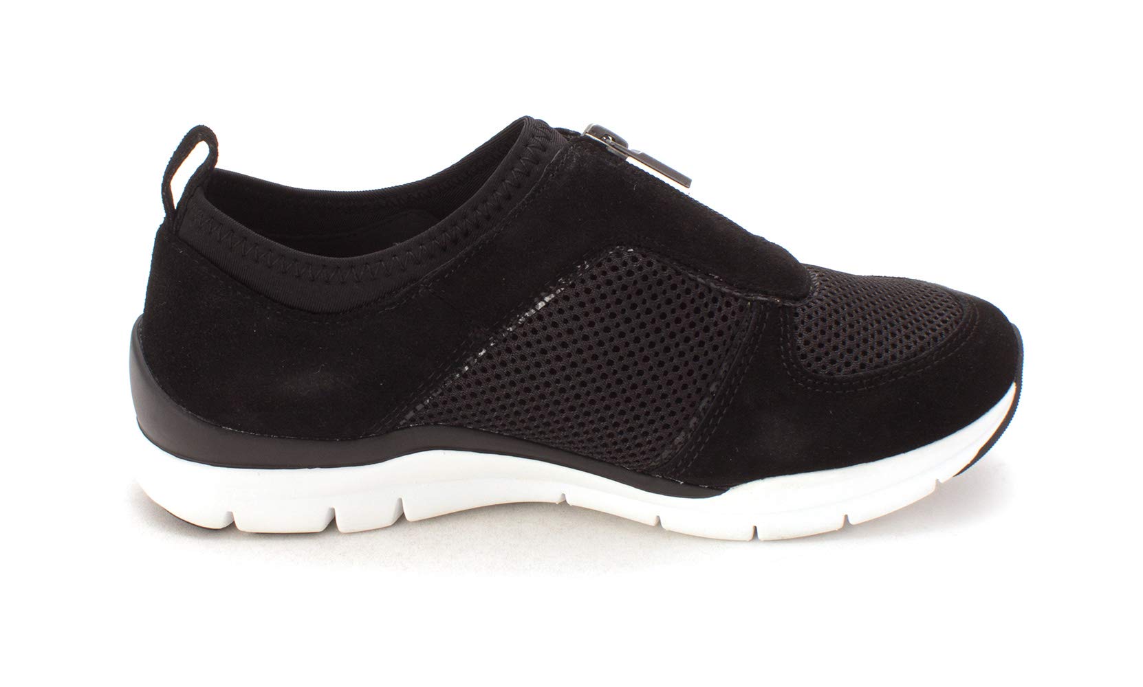 Ros Hommerson Fly Women's Athletic Casual Comfort Shoes - Leather & Mesh Zipper Design for Walking, Travel & Everyday Wear