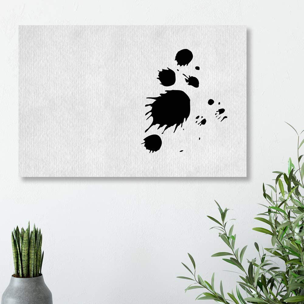 Rustic Ink Canvas Wall Art - 12x18 Inches Framed Prints for Bedroom, Living Room, Office & Home Decor - Perfect for Modern, Farmhouse & Minimalist Interiors