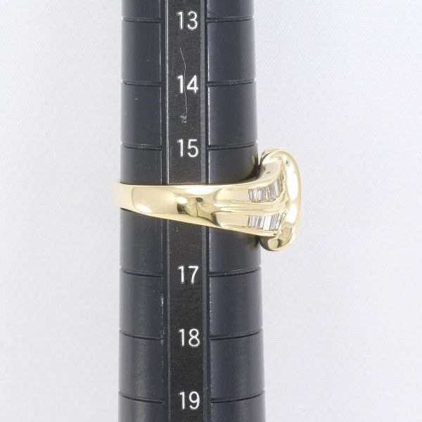 18K Yellow Gold Diamond Ring for Women - Elegant Solitaire Engagement & Wedding Band - Perfect for Proposals, Anniversaries, and Special Occasions