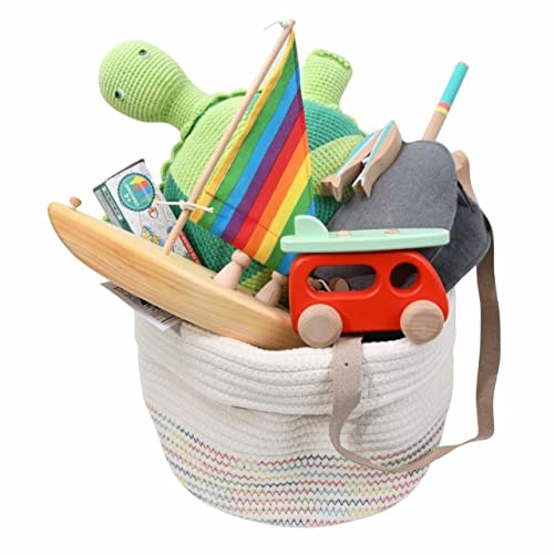 Deep Sea Fishing Birthday Gift Basket for Kids - Organic Ocean Themed Toys & Gifts for Toddlers & Preschoolers | Perfect for Birthday Parties, Underwater Adventures & Educational Playtime