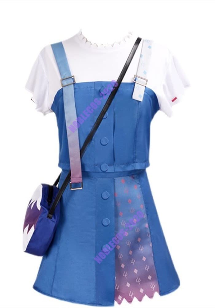 Gawr Gura Shark Cosplay Costume Full Set - Anime Hololive Virtual Idol Outfit for Halloween, Daily Wear & Themed Parties | Perfect for Conventions, Cosplay Events & Shark Lovers