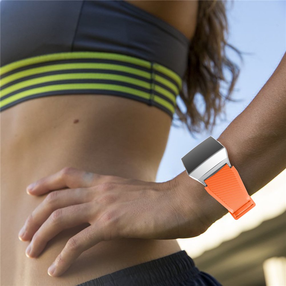 Waterproof Silicone Replacement Watch Band for Fitbit Ionic Smartwatch - Durable & Comfortable Strap for Running, Swimming & Daily Use
