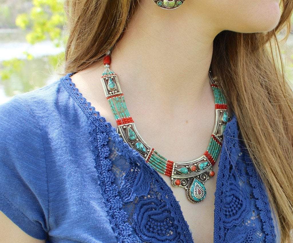 Exquisite Handmade Karma Dolma Necklace - Tibetan Buddhist Inspired Jewelry for Meditation, Yoga & Spiritual Healing | Perfect Gift for Women