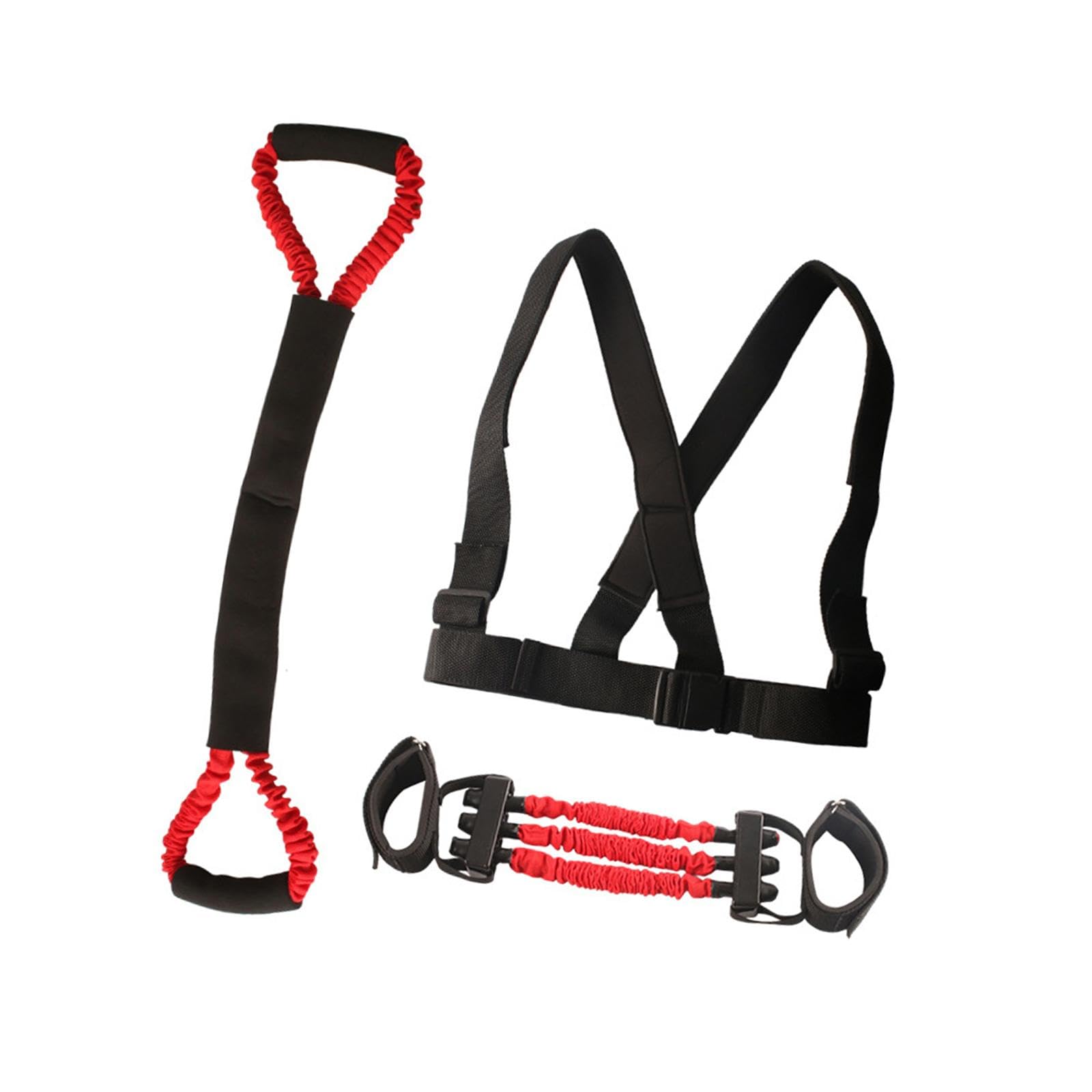 Aosekaa Boxing Resistance Bands with Handles - Strength Training Exercise Pull Rope for Taekwondo, Yoga, Punching Power & Speed Agility Workouts | Perfect for Home Gym, Martial Arts Training & Fitness Enthusiasts