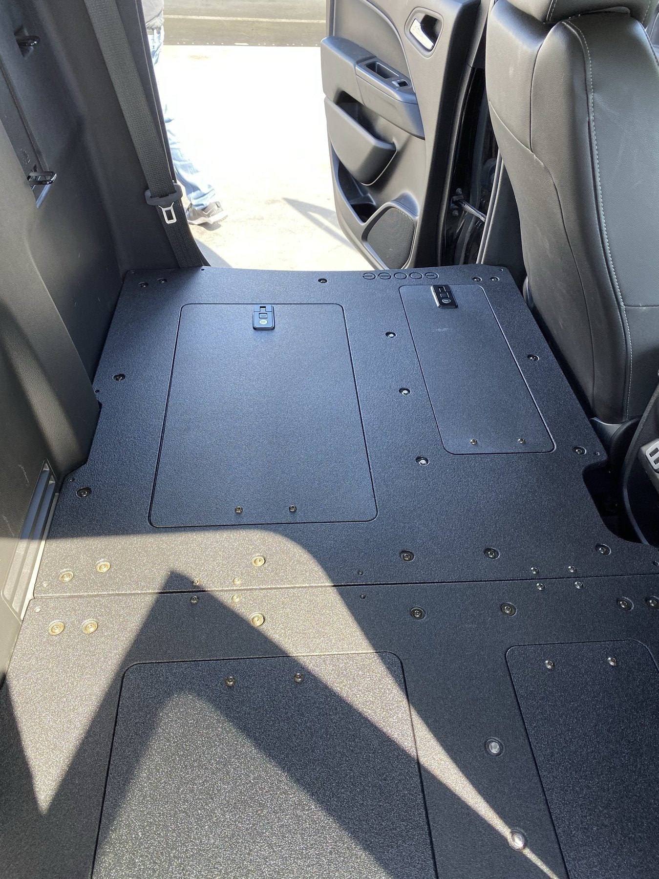 15-22 Chevy Colorado 2nd Gen Goose Gear Rear Seat Delete Kit - Perfect for Cargo Storage & Custom Truck Organization