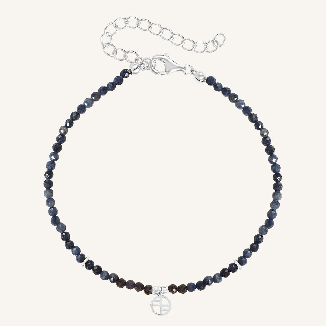 September Birthstone Bracelet - Elegant Sapphire Jewelry for Women | Perfect Gift for Birthday, Anniversary & Special Occasions