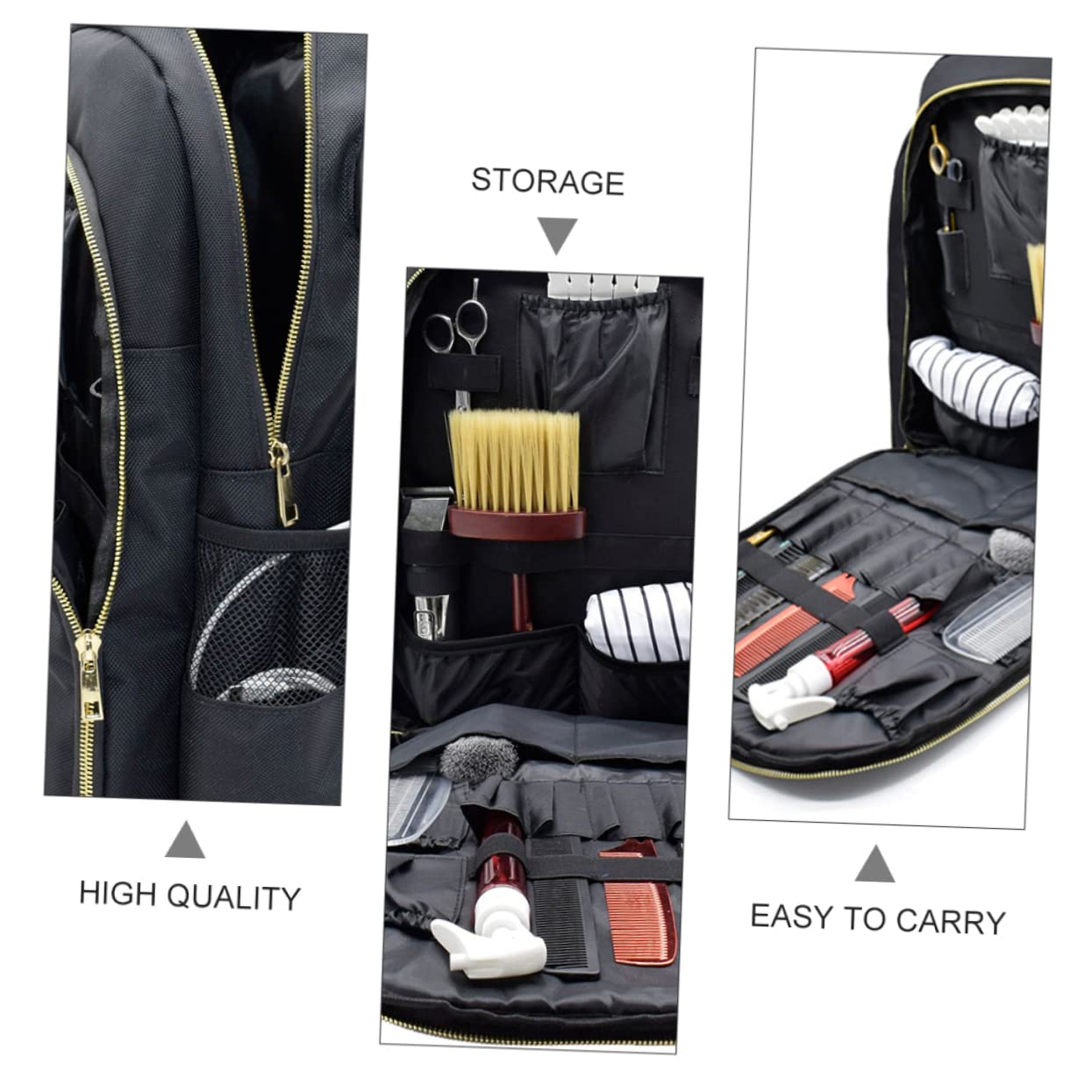 FOMIYES Portable Hair Dryer & Haircutting Tool Bag - Multifunctional Travel Backpack Organizer for Makeup, Toiletries & Outdoor Essentials | Perfect for Camping, Gym & Business Trips