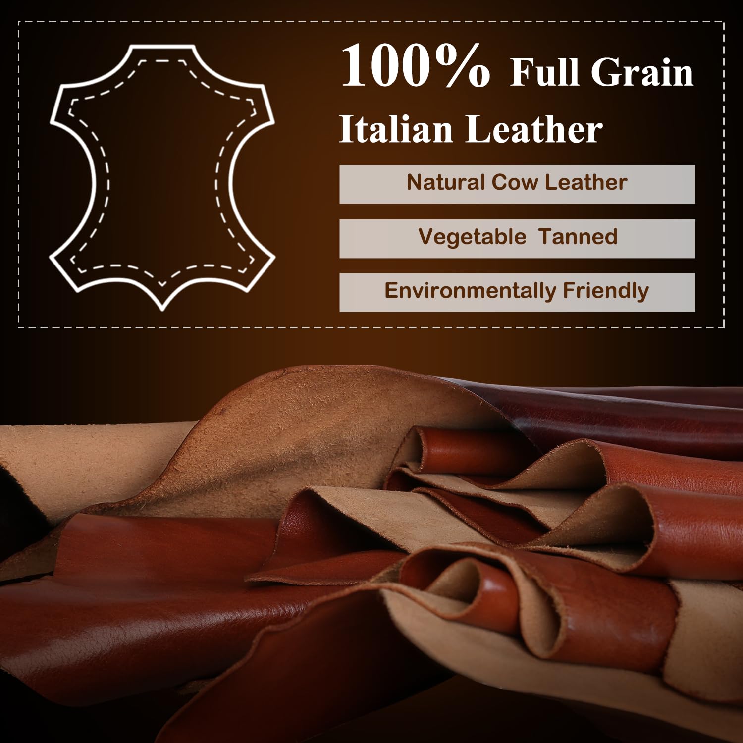 Premium Vintage Italian Leather Briefcase for Men - Full Grain Business Laptop Bag with Luggage Strap (Brown) - Ideal for Office, Travel & Professional Meetings