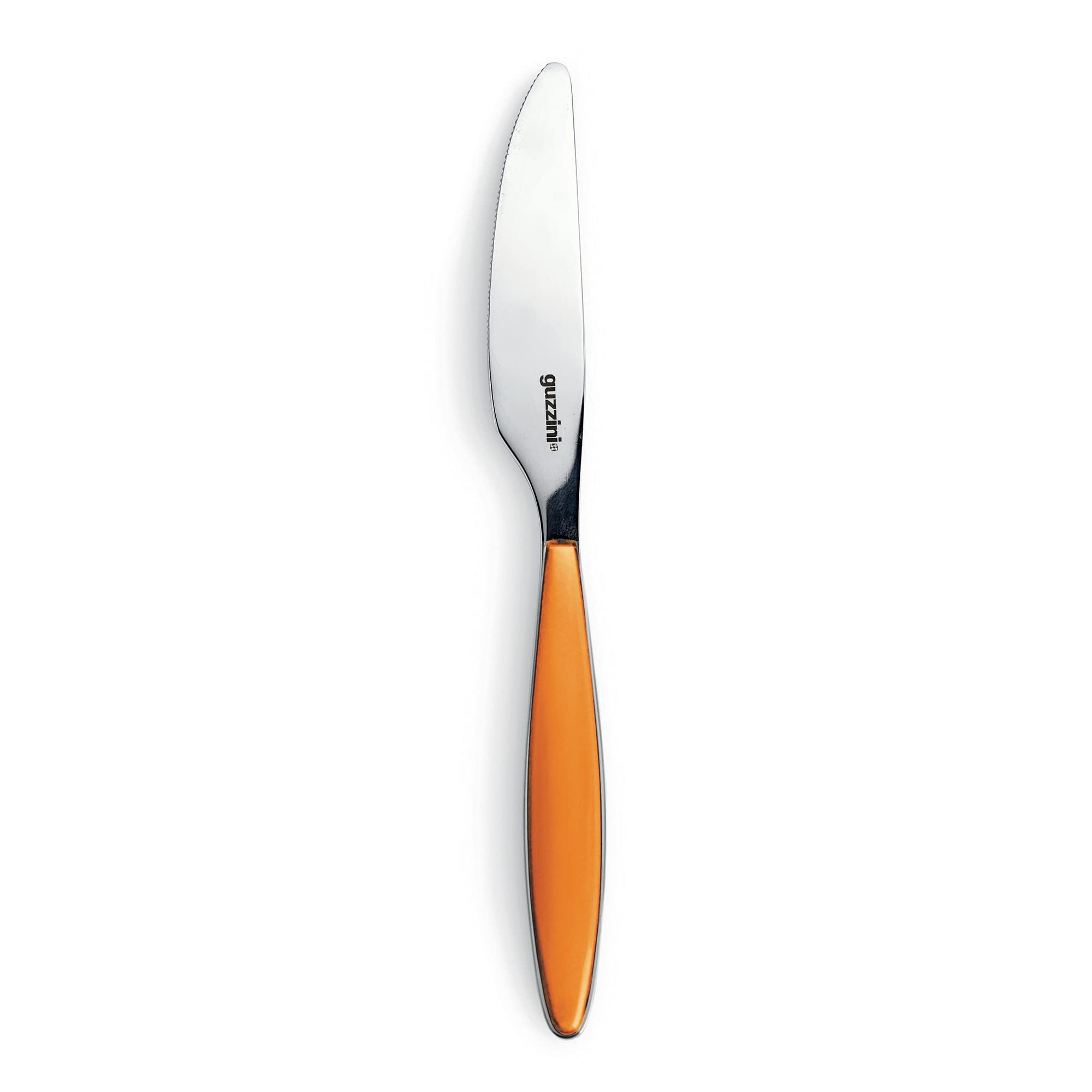 Guzzini Feeling 6.7-Inch Orange Fruit Knife - Premium Stainless Steel Blade for Slicing Apples, Peaches & Citrus Fruits - Perfect for Kitchen, Picnics & Fruit Platters